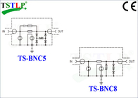 Коаксиальный протектор грозового перенапряжения приборов передачи с соединителем БНК